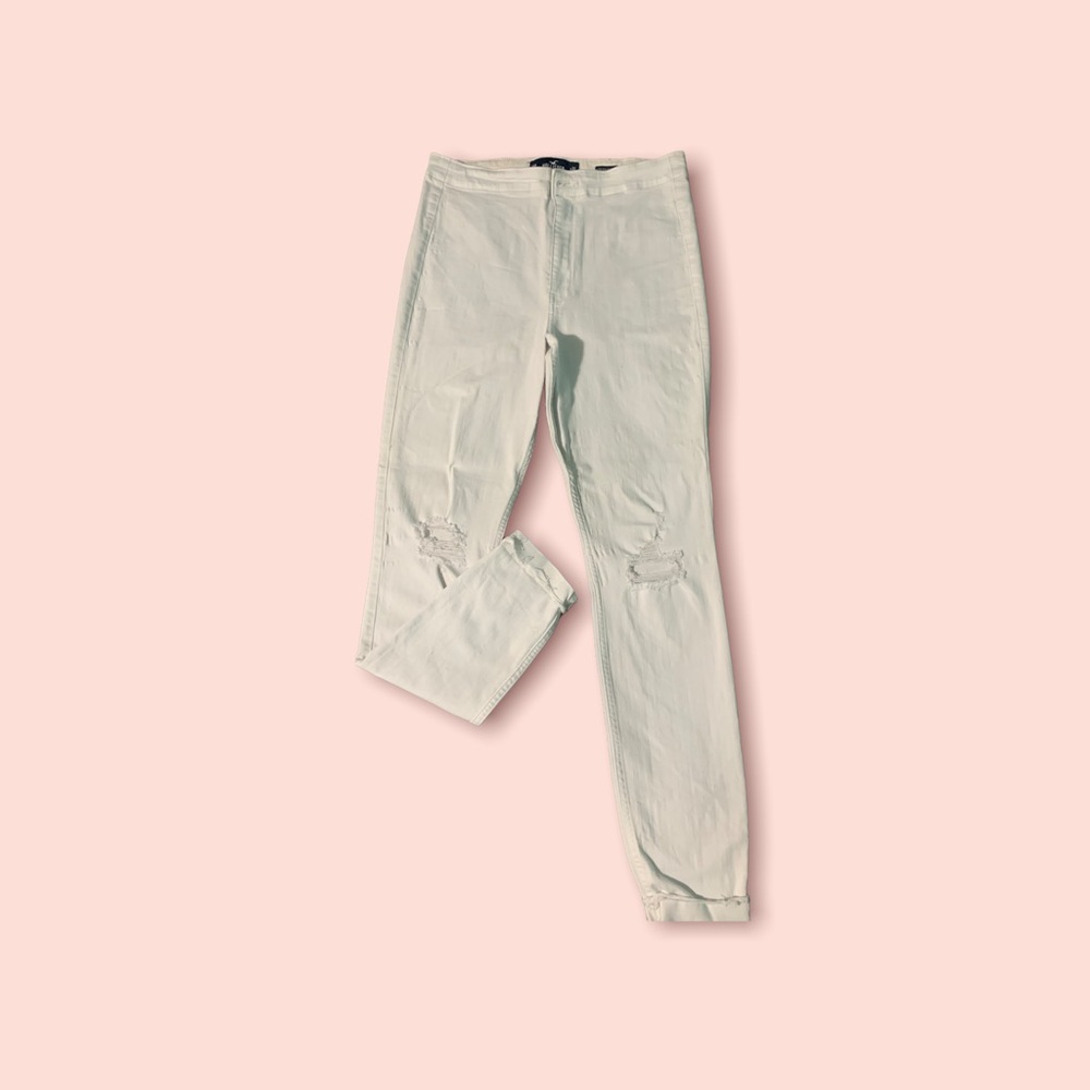 White Ultra High Rise Jeggings